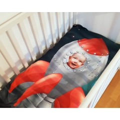 Personalisierte Bettwäsche - Babybett