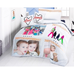 Personalisierte Bettwäsche - Einzelbett